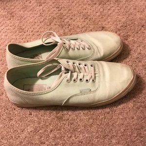 Sea foam Green vans